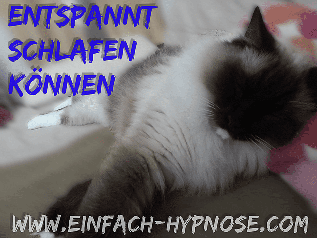 Hypnose hilft Ihnen dabei entspannt schlafen zu können