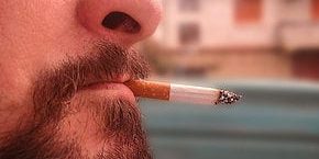 Selbst eine Zigarette am Tag kann schaden...